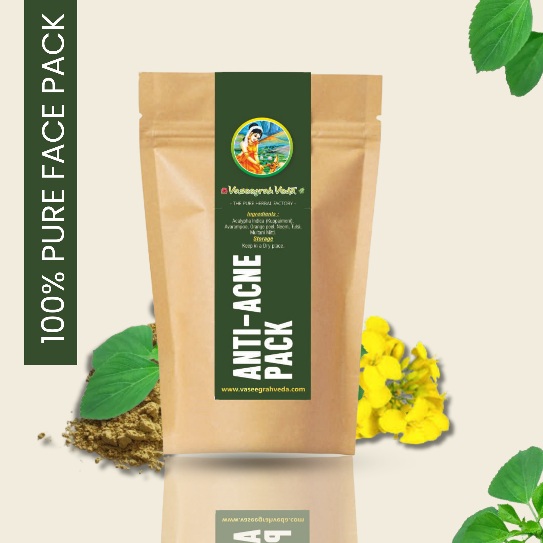 Anti-Acne Face Pack - 50g